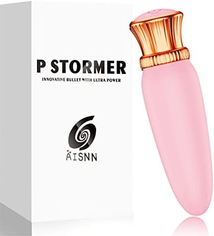 Aisnn Mini Silicone Massager Sex Toy With 10 Vibration Modes Vibrator, Bullet Vibrator With Waterproof Sex Toy For Women Or Couples(Pink)