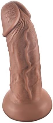 Shkanla Big Thick Dildo With Strong Suction Cup For Hands-Free Play, Realistic Silicone Huge Dildos For Anal Play, Fake Penis Vagina G-Spot Stimulation Adult Sex Toy For Women And Men
