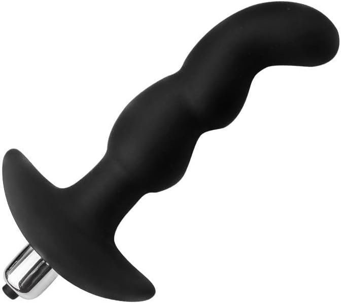 Vibrating Anal Bead Butt Plug, An Alternative Tool For Adults Silicone Anal Vibrator Progressive Waterproof Design Bullet Vibrator Suitable For Men Women And Lovers' Prostate Toys