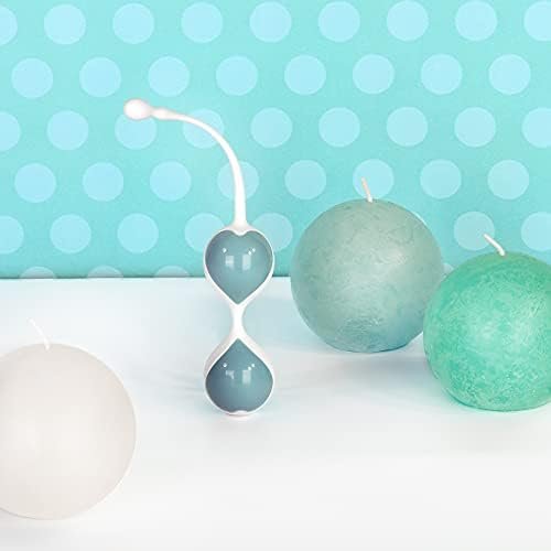 Eis Deluxe Heart Love Beads - Kegel Balls With Oscillating Metal Core For Increased Sensuality, Pelvic Floor Training, Skin-Friendly Silicone (2.6 Oz) - Image 2