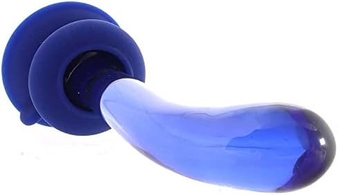 No. 89 Glass G Spot Dildo And Water Based Lube (1Oz) Purple - Image 2