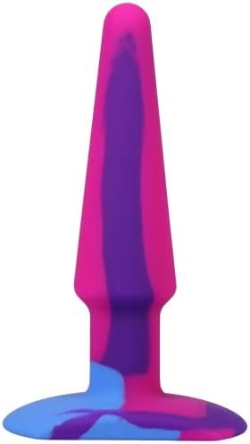 Doc Johnson A-Play - Groovy - Silicone Anal Plug - 5 Inch (1.25 Inches Wide), Berry