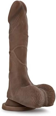 Blush Au Naturel Mister Perfect 8.5 Inch Realistic Suction Cup Dildo, Sex Toy For Women, Sex Toy For Adults, Chocolate - Image 3