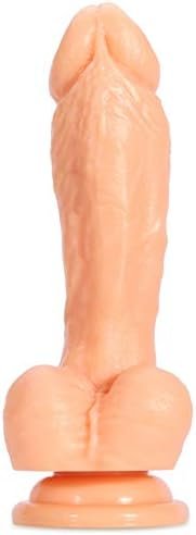 Realistic Dildo For Beginners Beauty Molly Superior Realistic Dildo With Suction Cup Anal Sex Toys For Vaginal G-Spot And Anal Play, 7.5 Inch