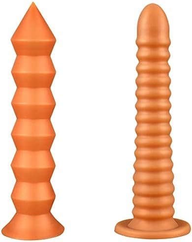 Flexible Anal Plug Beads Anus Stimulator Adults Sex Toy, Soft Liquid Silicone Butt Plugs P-Spot Vaginal Anus Dilator Stimulator Trainer For Beginner Advanced