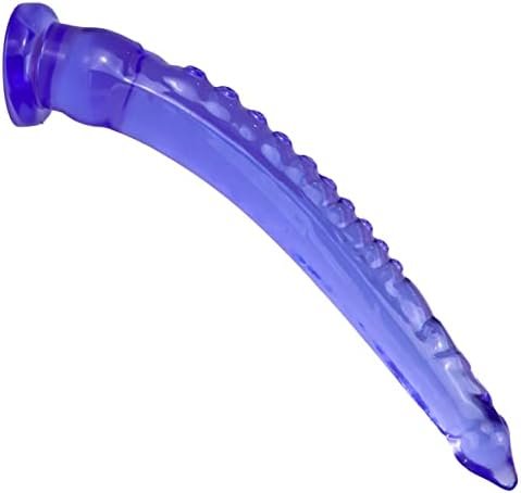 12.4" Extra Long Octopus Dildo Realistic Female Dildo Sex Toy, Rubber Tentacle Dildo Anal Plug Toy For Couples, Flexible Suction Cup Dildo Adult Sex Toys (Blue) - Image 3