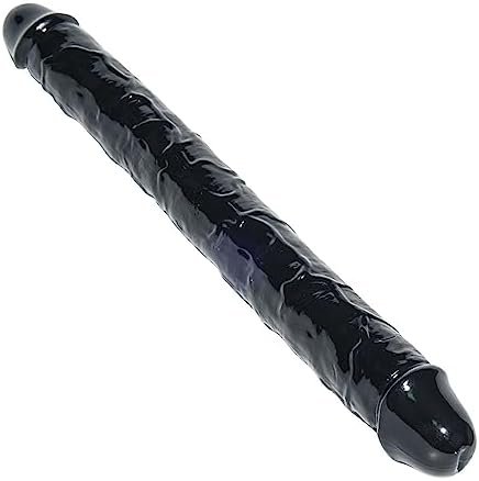 Super Large Realistic Double-Sided Dildo, 15.1 Inches Long, 1.6 Inches In Diameter, Flexible Wide Dildo Huge Penis For Couples, Men, Women, Lesbians, And Gay Play - Black