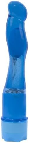 Doc Johnson Monique Sensual Curves Vibrator, Baby Blue