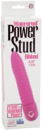 Calexotics Novelties Waterproof Power Stud Ribbed - Pink