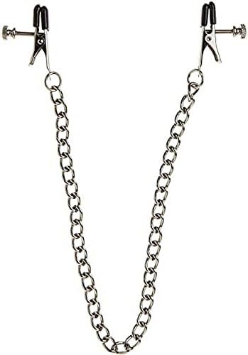 Spartacus Broad Tip Nipple Clamps With Adjustable Link Chain