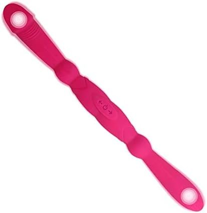 Double Header Dildo Vibrators, Realistic Double Sided Silicone Dildos For G-Spot Clitoris Nipple Prostate Vagina Stimulation With 14 Adjustable Angles 8 Vibration Modes，Sex Toy For Lesbian Couples