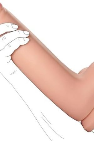 Cahase Huge Dildo Thick & Big 12 Inch With Strong Suction Cup, Pvc Giant Fake Penis For Hands-Free Anal Sex Toys & Game For Adult Men Women, Flesh