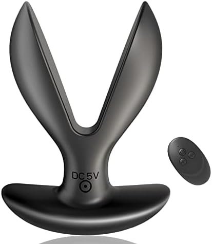 Anal Vibrator Training With 7 Vibration Silicone Vibrating Sex Toys Anal Plug Remote Control Prostate Massager Butt Plug Dilator For Men Women And Couples G-Spot Stimulator