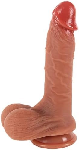 9 Inch Realistic Dildo,Large Silicone Dildos For Beginners,With Strong Suction Cup For Hands-Free Play,Classic Realistic Penis Sex Toys For Vaginal G-Spot And Anal Play