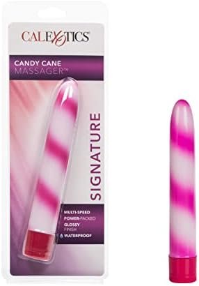 Calexoticswaterproof Candy Cane Vibrator, Pink, 7"