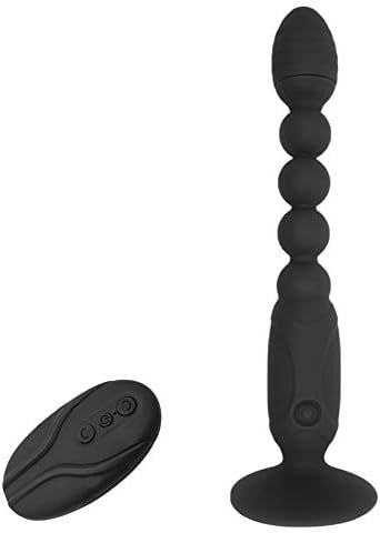 G-Spot Vibrator, Silicone Anal Beads Butt Plugs With 10 Stimulation Patterns, 3 Speeds And Hands-Free Suction Cup, Prostate Massager For Men Women And Couples