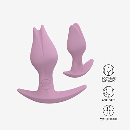 Fun Factory Adult Toys | Bootie Butt Plug Sex Toy | Curved Anal Plug Adult Toy | Sex Toys For Women, Men, & Couples (Ring Black) - Image 3