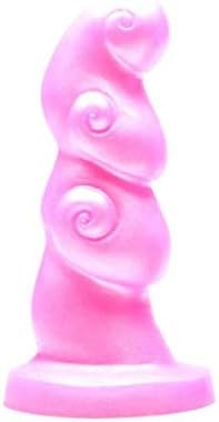 Tantus Sex/Adult Toys Hookah Dildo- 100% Ultra-Premium Silicone Matte Finish Harness Compatible Anal Safe, G-Spot & Prostate Stimulation For Men, Women, Couples - Rockabilly Blue