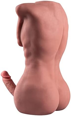Male Sex Doll For Women With Flexible Dildo And Balls, Men Torso Dildo Gay Sex Dolls With Tight Anus Sex, Unisex Masturbation Sex Toys For Female Masturbation Threesome Couple Sex Fun, 24Lb - Image 2