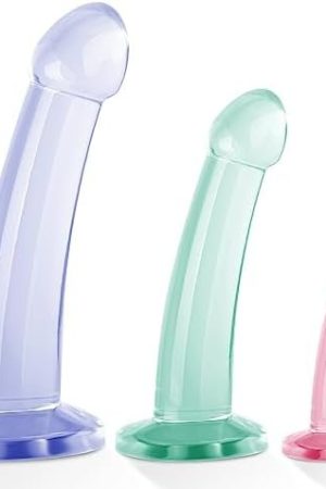 Anal Butt Plug Trainer Kit, Anal Training Set, 3 Sizes Anal Plugs Training Simple Dildos Set With Strong Suction Cup Base Anal Prostate Vaginal G-Spot Sex Toys For Beginners To Advanced Users