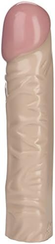 Doc Johnson Vac-U-Lock - Classic 8 Inch Dong (7.7 In. Long And 1.6 In. Wide) - F-Machine And Harness Compatible Dildo - Great For Pegging - Vanilla - Image 2