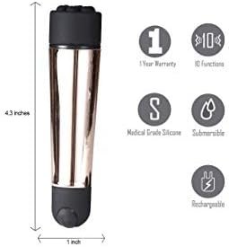 Maia Toys Pocket Plus Super Charged Rechargeable Vibrator Rose Gold/Black - Image 3