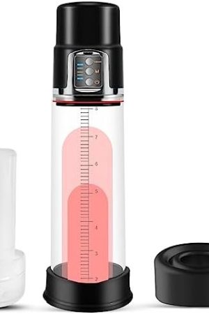 Electric Penis Pump Sex Toy - Automatic Vacuum Pump For Men With 4 Suction Intensities High-Vacuum Air Pressure Penis Enlargement Extend For Male Longer Bigger Stronger, 12.31 Inch