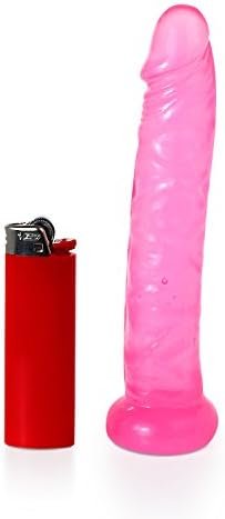 Slim Beginner Dildo By Healthy Vibes (Pink, 5.5") - Small Dildo With Vein Texture Is Perfect For First-Time Users Or For Experimenting With Anal Play - Made Of Body Safe Tpr, Latex And Phthalate Free - Image 3