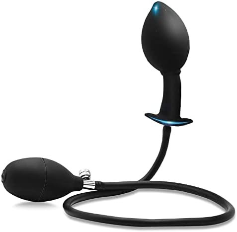 Silicone Expand Inflatable Anal Plug,Body-Safe Silicone Anal Balloon Pump With Quick Release Valve Stretch Anal Sex Toys For Beginners And Advanced Users