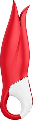 Satisfyer Power Flower Vibrator - G-Spot And Clitoris Stimulator, Vibrating Dildo, Fluttering Petals, 12 Vibration Programs, Retaining Ring - Soft Silicone, Waterproof, Rechargeable - Image 3