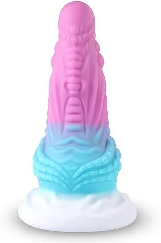Realistic Dragon Dildo, Thick Huge Monster Dildo With Strong Suction Cup, Silicone Anal Plug Sex Toys For Men And Women,8.3In- Big Size