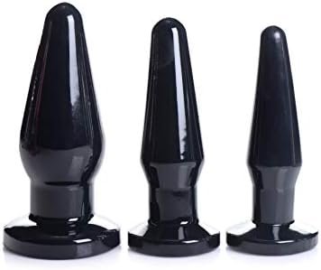 Lynx 3-Plug Anal Trainer Set - Black - Image 2