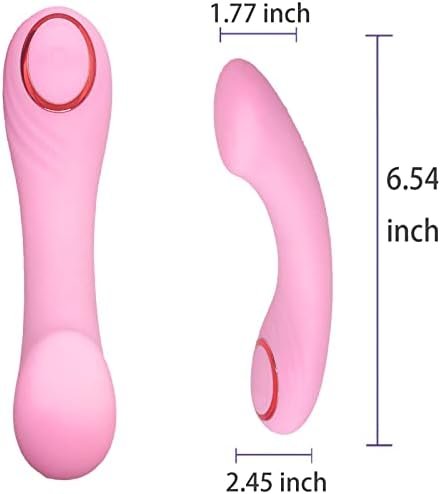 G-Spot Massager Vibrator Realistic Vibrators Dildo Anal Masturbation Stick Sensory Toys Sex For Adults, Pink, 6.54*2.25*1.77 Inch - Image 2