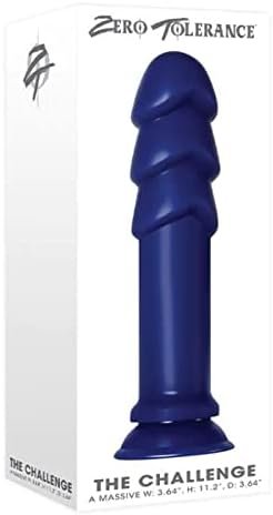 Zero Tolerance - The Challenge -"Massive" Uber-Anal-Buttplug - Blue