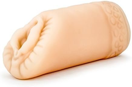 Blush M For Men Sexy Snatch Stroker - 5.5" Soft Realistic Masturbator - 5 Rows Of Massaging Pleasure Beads - Open Ended For Easy Cleaning And Warms To The Touch - Solo Or Couples Play - Sex Toy For Men - Natural - Image 3