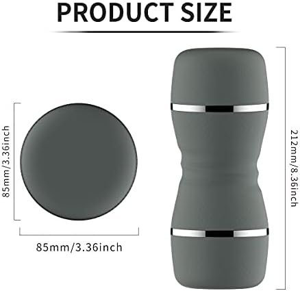 Pocket Pussy For Men Realistic Male Masturbator Toy With 3D Vagina And Tight Anus, Lifelike Pocket Pussy Portable Man Masturbation Stroker Adult Sex Toys -Chh-Grey01 - Image 2