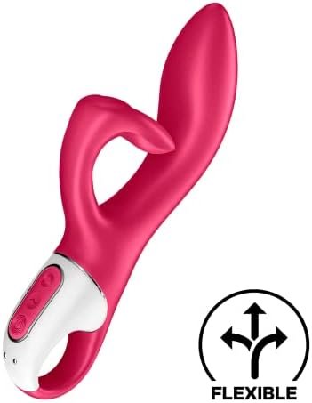 Satisfyer Embrace Me Rabbit Vibrator - G-Spot And Clitoris Stimulation, Vibrating Dildo, Nubbed Clit Stimulator, Adult Sex Toy For Women - Waterproof, Rechargeable (Berry) - Image 2
