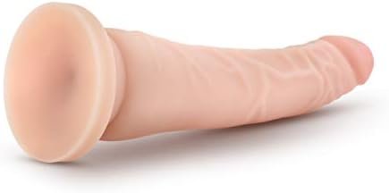 Eden Real Feel Slim 9 Inch Suction Cup Harness Compatible Dual Density Dildo With Flexible Spine - Image 2