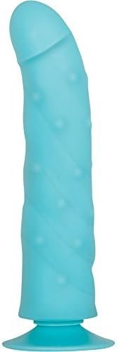 Evolved Novelties Love Large Flex Dual Feel Dildo, Teal, 9.5 Inch
