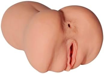 Male Masturbators With Double Tunnel Pocket Pussy For Men - Realistic Textured Vagina & Small Tight Anus Stroker Sex Toys - Image 3