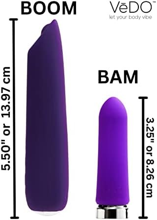 Vedo Bam Bullet Vibrator, Rechargeable Waterproof 10 Vibration Mode Adult Sex Toy, Turquoise - Image 2