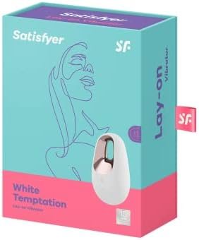 Satisfyer White Temptation Lay-On Vibrator - Powerful Vibrating Clitoral Stimulator, Personal Massager For Stimulation Of Clitoris And Erogenous Zones - Soft Silicone, Waterproof, Rechargeable - Image 3