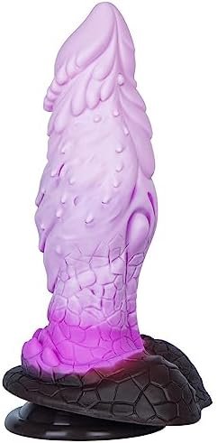 Dragon Big Dildo -9.2 Inch Silicone Lifelike Fantasy Dildo, Soft Liquid Material Dildo With Textured Dragon Scales For G-Spot Stimulator,Wide And Xl Size,Large Adult Sex Toys For Women,Men,And Couple