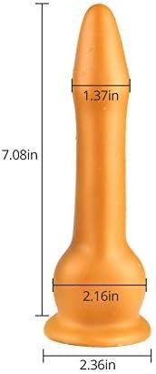 Super Long Liquid Silicone Butt Plug With Strong Suction Cup Waterproof Anal Plugs Prostate Massage Stimulation Anal Trainer Kit For Beginner Advanced Players (L) - Image 2
