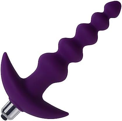 Silicone Vibrating Anal Beads Butt Plug 16 Vibration Modes Flexible Male Prostate Massager Waterproof Anal Vibrator Stimulation Anal Plug Toy For Men, Women And Couples