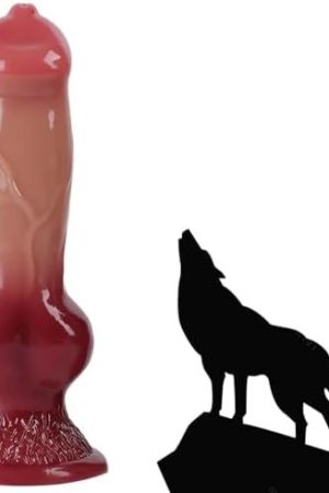 7.40 Inch Realistic Dog Dildos With Knot, Huge Realisitc Animal Anal Plug, Soft And Flexible Animal Artificial Dog Penis, Stimulates G-Spot, Vagina And Anus, Novelty Sex Toy For Adult Men And Women.