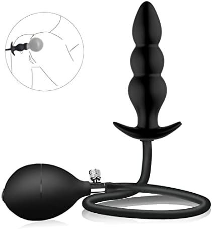 Anal Stimulate Handheld Aerated Enlarge Wand Small Anal Bead Waterproof Handheld Cordless Massager (3 Beads)