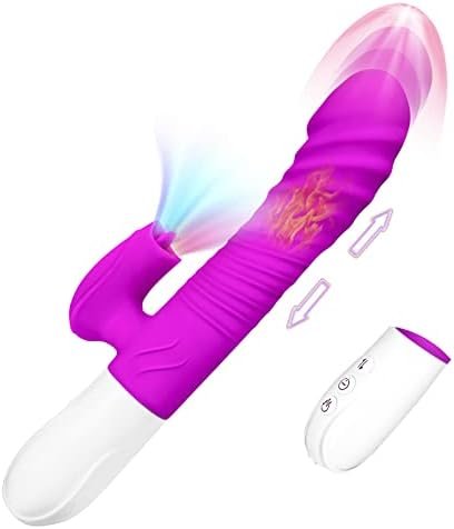 Rabbit Vibrator, Pulsating G Spot Rabbit Vibrator, 3-In-1 Pulse Combines Clitoral Licking, G-Spot Stimulation Rabbit Vibrator And Can Heat, 7 Vibration Modes, 3 Pulsating Modes And 5 Licking Modes