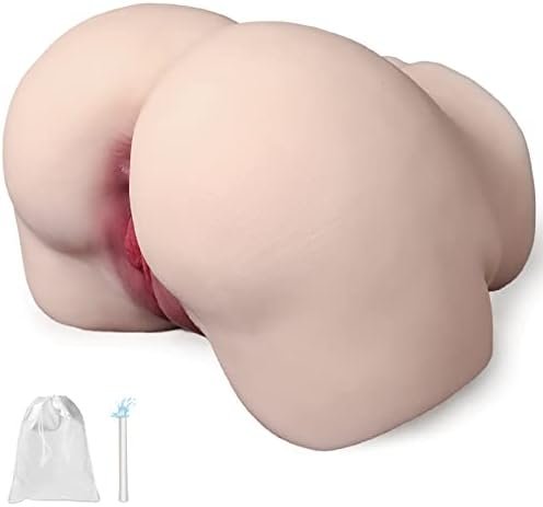 Sex Doll Male Masturbator Realistic Pocket Pussy Ass With Vagina Anal Sex Stroker, Female Big Butt Body Torso Hip Adult Product Male Sex Toys For Men, Light Skin 14Lb