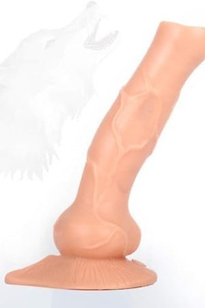 Realistic Dog Dildo - G-Spot Pleasure With Animal Penis Design - Safe Material, Powerful Suction Cup - Perfect Size - Suitable For Adult Sex Toys For Men And Women'S Vagina And Anus Games๏ผBrown๏ผ